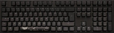 Tastierë mekanike Ducky Shine 7, Cherry MX, RGB, gjermanisht, e zezë