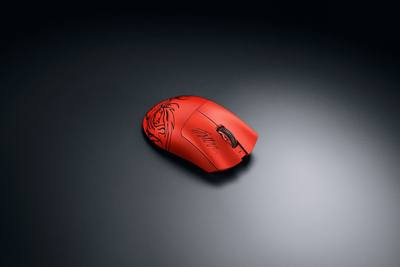 Maus gaming Razer DeathAdder V3 Pro Faker Edition, wireless, 63 g, i kuq