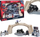 Set lojrash Spin Master Batman Batcave, figura 10 cm, me Batcycle, shumengjyrësh