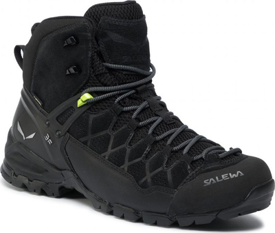 Këpucë hiking për meshkuj Salewa Ms Alp Trainer Mid Gtx, 44, të zeza