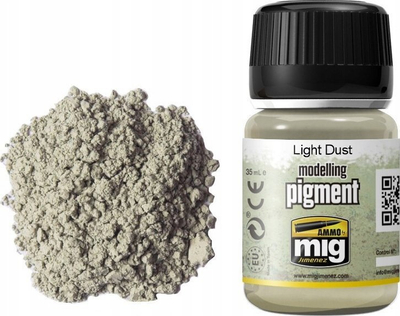 Pigment modelizmi Ammo by Mig Light Dust, 35ml, ngjyrë pluhur e çelët