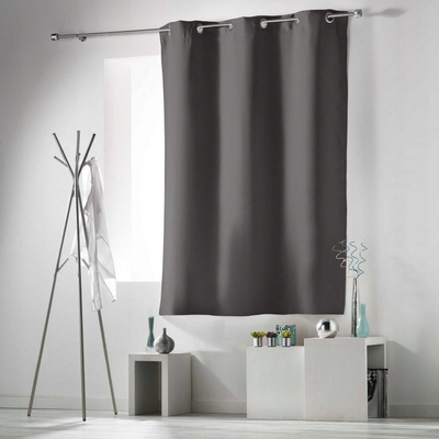 Perde blackout Douceur d'Intérieur Occult, 140 x 180 cm, gri antracit