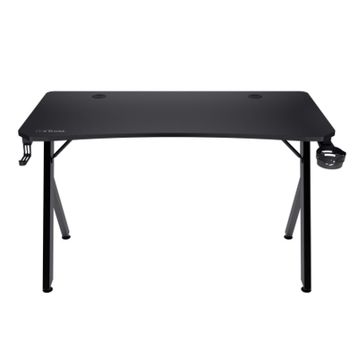 Tavolinë gaming Trust GXT 712 Dynamus, 120 x 60 cm, me skelet metalik, e zezë