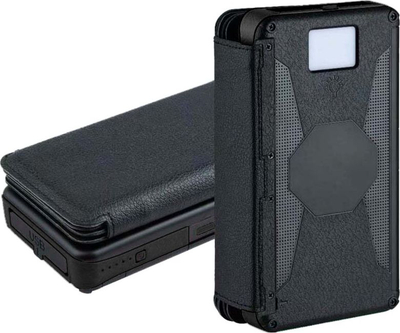 Power bank diellor SUNEN SOLAR CHARGER ES20000B, 20000mAh, 2x USB 2A, i zi