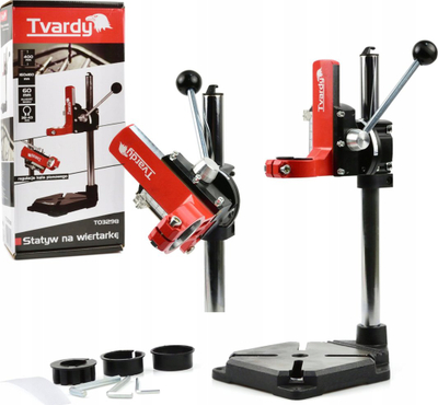 Stativ për stërvitje Geko TVARDY T03298, goditje 60mm, bazë gize, i kuq e zi