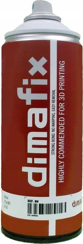 Spray ngjitës Dimafix për printim 3D, 400 ml, i tejdukshëm