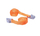 Rrip lidhës TomPar Buckle Tie, set 2 copë, 4m, portokalli