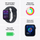 Apple Watch SE 3 GPS 44mm Midnight Aluminium Case with Midnight Sport Band, S/M