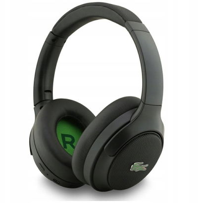 Kufje Lacoste Petit Pique ANC, Bluetooth, over ear, të zeza