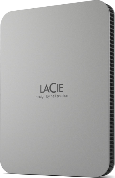 Надворешен тврд диск LaCie Mobile Drive V2, 4TB, USB C, сребрена боја
