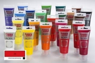 Акрилна боја Happy Color Acrylic Paint, 75 ml, црвена