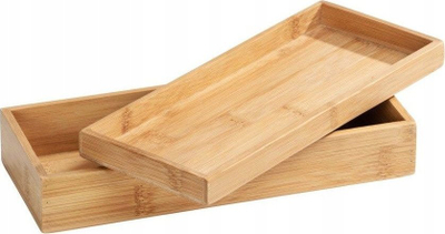 Set tabakash për mëngjes Wenko Terra, bambu, 2 copë, kafe natyrale
