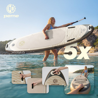 Dërrasë SUP Peme Hydro, 320x81x15 cm, inflabile, bezhë Sand Storm