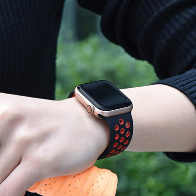 Rrip ore Wotchi Apple, i zi/kuq 38/40 mm