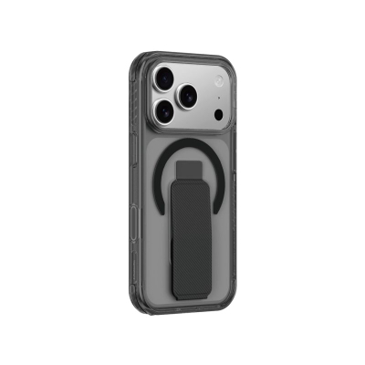 Futrollë Amazingthing Titan Pro Holder për iPhone 17 Pro Max, përputhet me MagSafe, me mbajtëse, e zezë