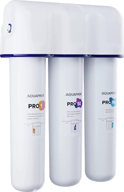 Филтер за вода под мијалник Aquaphor Osmo Pro 50, обратна осмоза, минерализатор, бел