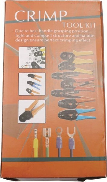 Set konektorësh hermetikë me presë Eurokomp E6014, 216 copë, për instalime elektrike, blu