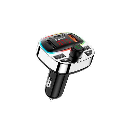 Transmiter makine Dudao R2Pro+, Bluetooth 5.3, PD 25W, zi me argjend