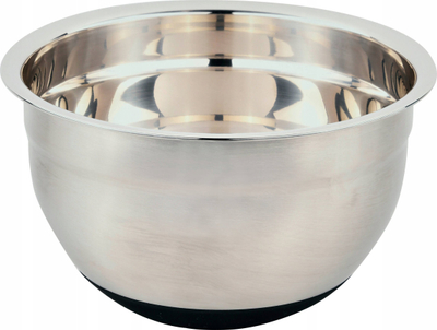 Kuas përziere çeliku inoks, Ø24cm, 24 x 24 x 12.8cm, argjend