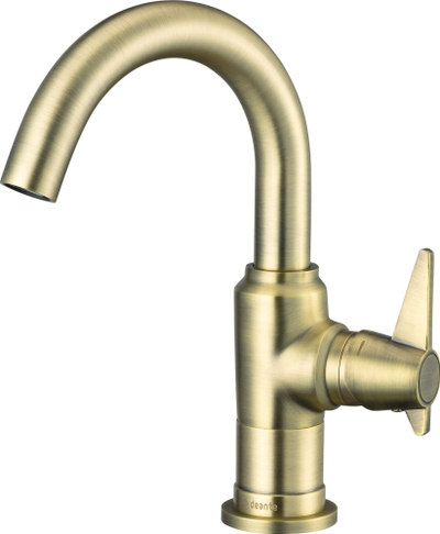 Rubinet lavamani Deante Washbasin, bronx, përfundim mat ngjyrë ari