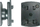 Mbajtës makine Brodit Adapter Device 215058, kokë rrotulluese 360°, plastike ABS, i zi