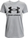 Bluzë sportive për goca Under Armour Live Sportstyle Graphic, me mëngë të shkurtra, masa M, gri e çelët