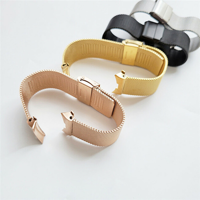 Rrip milanese me mbyllje klasike për Samsung Galaxy Watch 6/5/4 4wrist, i artë