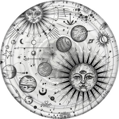 Mbajtëse telefoni PopSockets PopGrip Plant Cosmic Sun, 2 në 1, ngjyrë shumëngjyrëshe