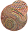 Tapet rrumbullak Modern Hippie, pambuk, 140 cm, shumëngjyrësh
