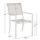 Set kopshti polywood alumini (HM11833), bardhë
