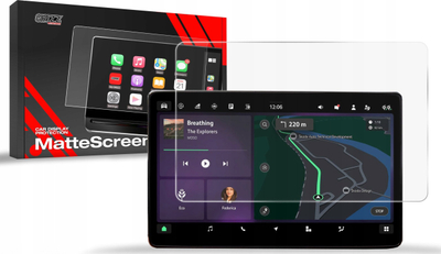 Film mbrojtës GRIZZ MatteScreen për ekran 10" Skoda Kodiaq 2, anti-fingerprint, mat, transparent