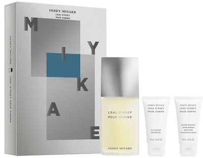 Сет подарок Issey Miyake L'eau D'issey Pour Homme, EDT 125 ml, гел за туширање 50 ml, балсам по бричење 50 ml