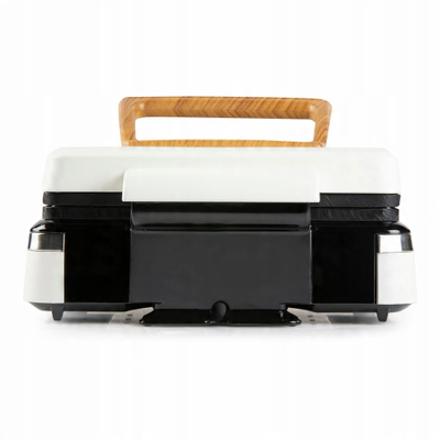 Makinë waffle Domo DO9280W, 1400W, me shtresë qeramike, e bardhë