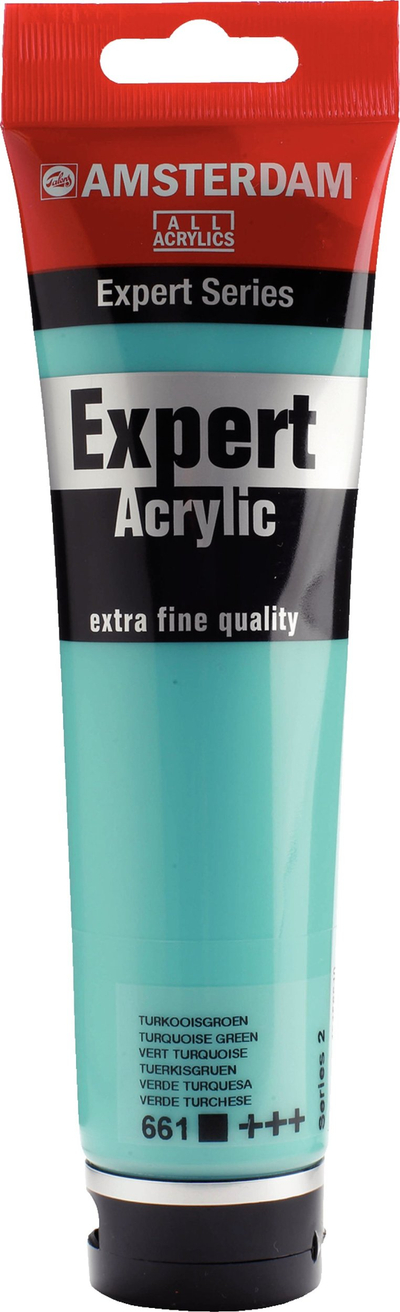 Bojë akrilike Amsterdam Expert Acrylic 661, 150ml, Turquoise Green, jeshile smerald