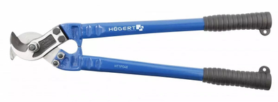 Gërshërë për kabllo Högert HT1P048, trup metalik, doreza gome, blu