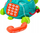 Lodër edukative Lean Toys Turtle Phone 6 në 1, interaktive me drita edhe tinguj, jeshile
