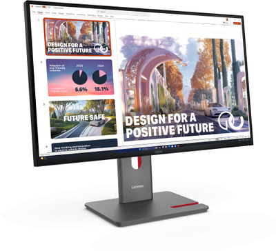 Monitor Lenovo ThinkVision P27QD-40, 27\", 2560 x 1440, ngjyrë e zezë