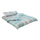 Set shtrati King Size Square, 100% pambuk, 92 GSM, shumëngjyrësh