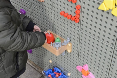 Set veglash lodër Masterkidz Tool Set With Drill, 8 elemente, për panel STEM, shumëngjyrësh
