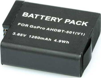 Bateri MadMan për GoPro HERO 5, HERO 7, 1260 mAh