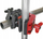 Kapëse dyfishe Piher Fixed Double Multiclamp, rrotullim 360°, e kuqe