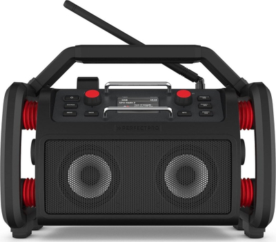 Радио за градилиште Perfectpro ROCKPRO, MP3, аналоген тјунер, црна