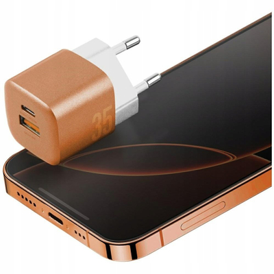 Karikues Energea Ampcharge GaN35, 35W, portokalli