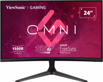Monitor gaming ViewSonic VX2418C, 24", Full HD, 165Hz, i zi
