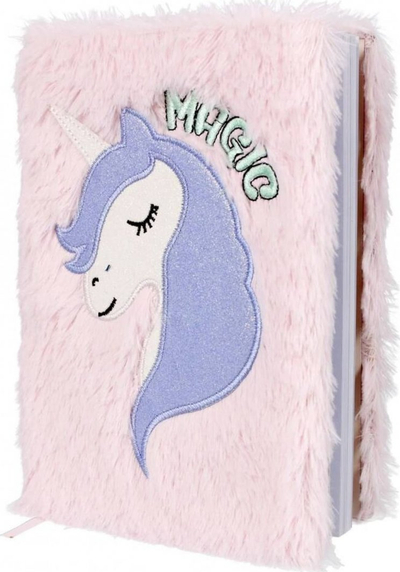 Fletore Starpak Notes Plush Pastel Unicorn, A5, me vija, shumëngjyrëshe