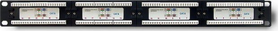 Patch panel Qoltec 54474, 24 porta RJ45, Cat 6 UTP, i zi