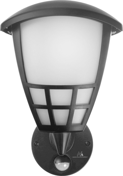 Llambë murale me sensor Maclean MCE518 GR, 1xE27 60W, IP65, gri