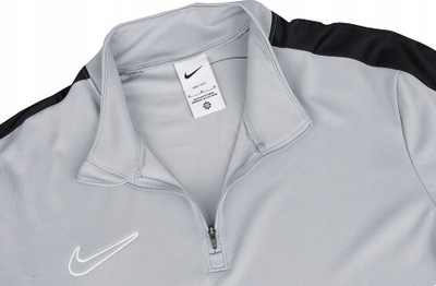 Bluzë sportive Nike Academy 23 Drill Top M DR1352 012, poliester, me zinxhir, gri