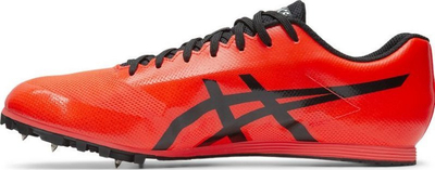 Atlete gare Asics Hyper LD 6 për pistë atletike, me thumba, portokalli me të zezë