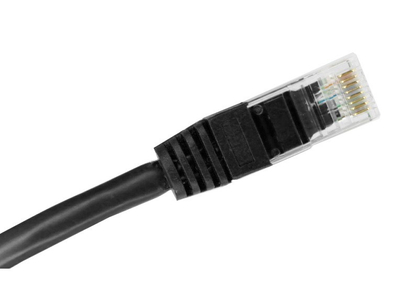 Kabllo rrjeti Alantec Patch-cord U UTP Cat5e, 0.25m, e zezë